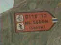 Sign Pointing Towards Mt. Sodom